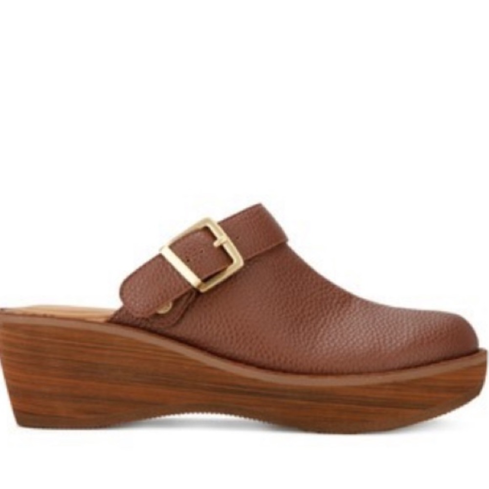 Reaction Kenneth Cole Prime 2-way clog tobacco Ortholite footbed Sizes 7.5 & 8.5